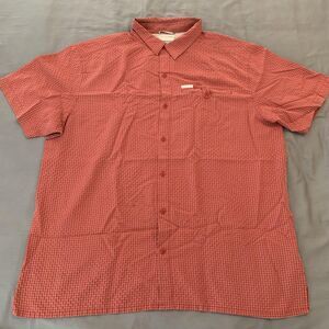Columbia Omni-Shade Shirt Mens 2XL Check Short Sleeve Sun Protection Outdoors
